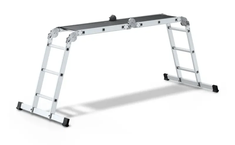Echelle articulée 4x3 + plateforme - Prix cassé