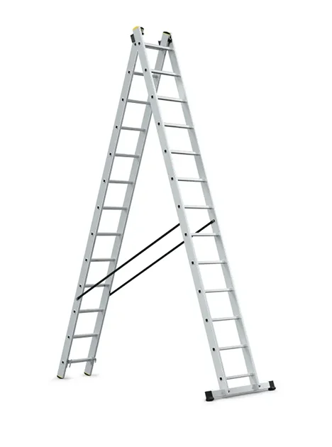 Échelle pro alu 2 pièces 2x13 échelons - Prix économique