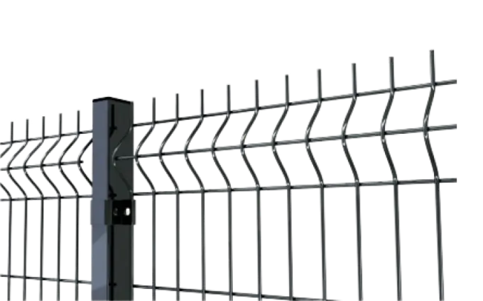 Poteau métallique pour grillag